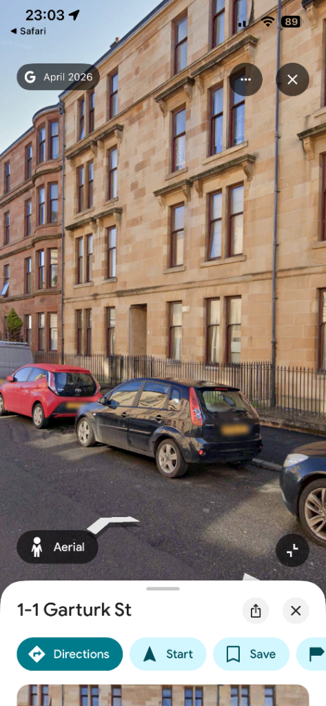 2 bedroom first floor flat to let in G42 area Glasgow 