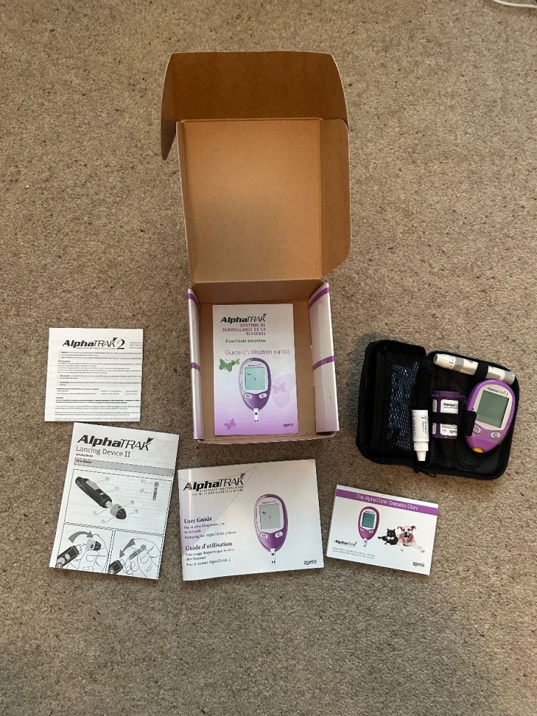Alphatrak 2 pet diabetic monitor/system