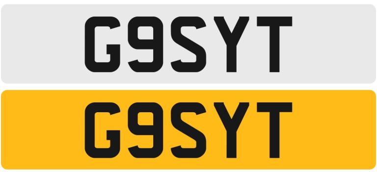 G9SYT - Cherished / Personalised Number Plate