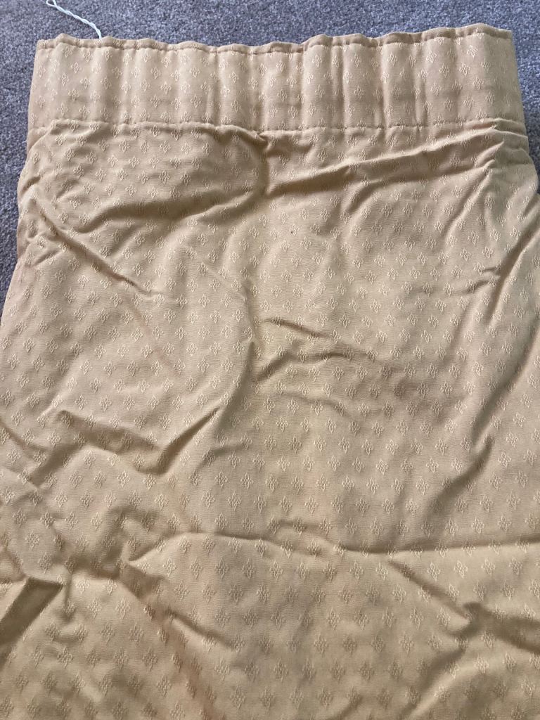 Mustard Made to Measure Curtains 