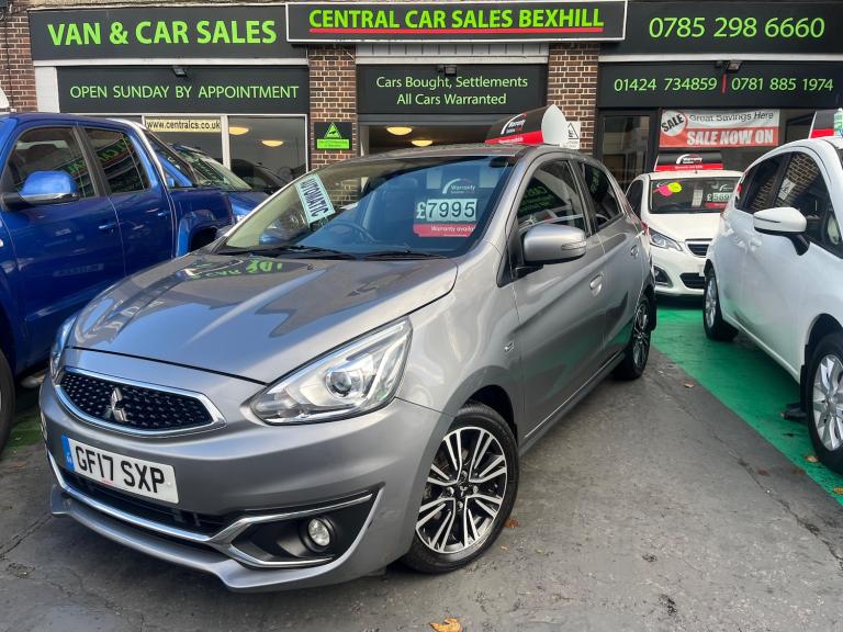 2017 Mitsubishi Mirage 1.2 Juro Hatchback 5dr Petrol CVT Euro 6 (s/s) (79 ps)