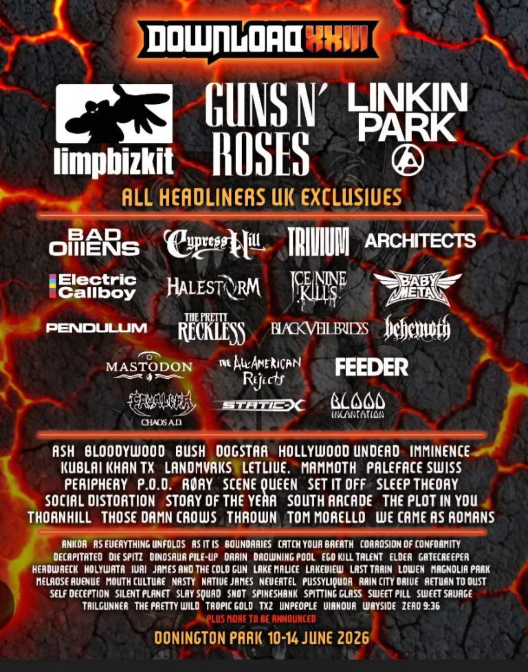 Download Festival 2026 - x2 3 day camping tickets