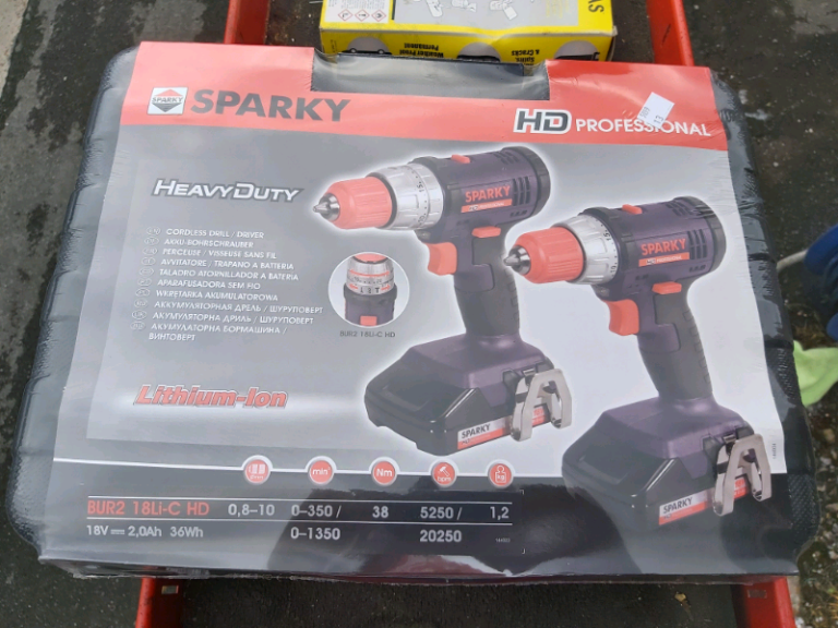 Sparky HD professional drill driver 18v 2.0ah Li-ion brand new. 