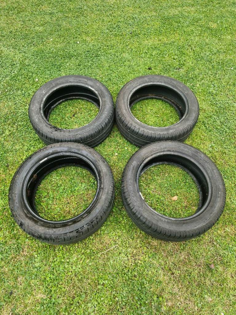 4x Bridgestone 185/55/15 tyres 