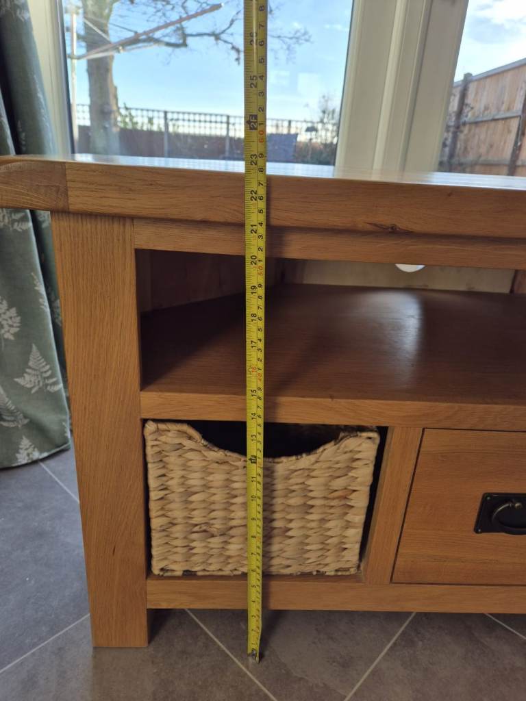 Oak TV unit and Coffee Table