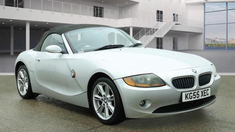 2005 BMW Z4 2005 2.0i SE 2dr CONVERTIBLE SILVER FULL LEATHER SERVICE HISTORY CONVERTIBLE Petrol M...