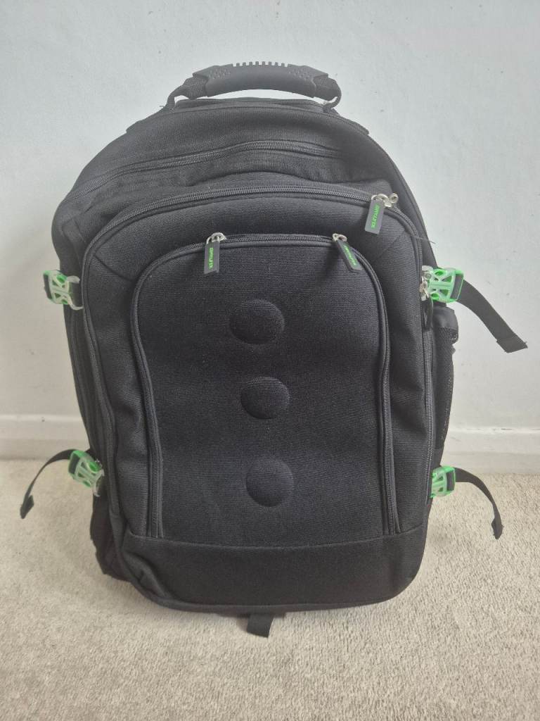 IKEA Family Upptacka 2 Wheel Rolling / Detachable Backpack Bag Carry On Luggage