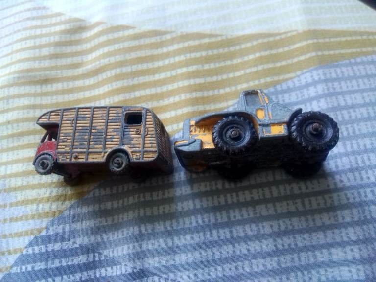 Vintage very collectable 2 1970s metal toy cars 