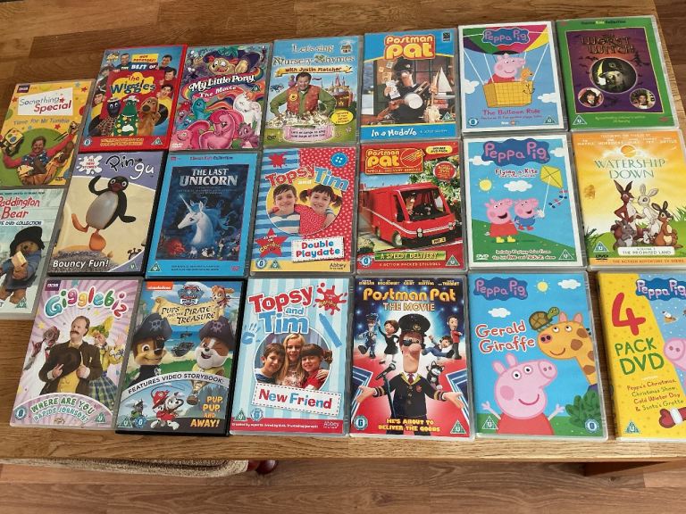 20 Kids DVDs.