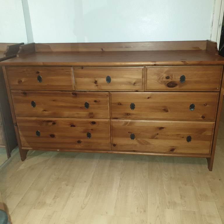 IKEA 9‑Drawer Wooden Dresser