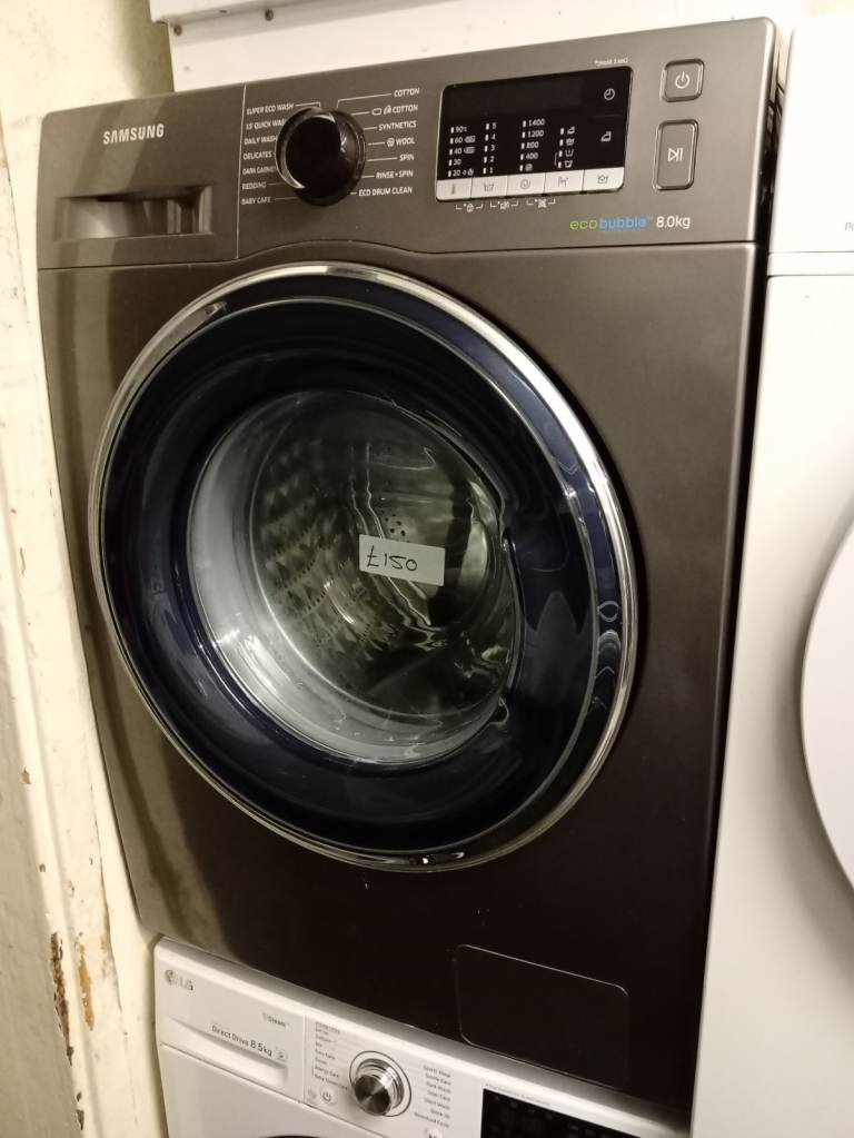 Samsung 8kg washing machine eco bubble 1400 spin big size drum £150