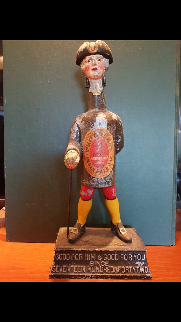 ANTIQUE BREWERIANA WHITBREAD'S LONDON STOUT ADVERTISING MAN