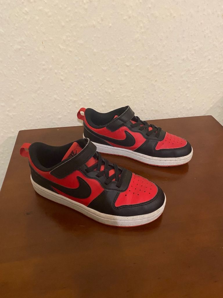 Nike Court Borough Trainers. Red/Black , £25.00 for Sale in Eccles ...