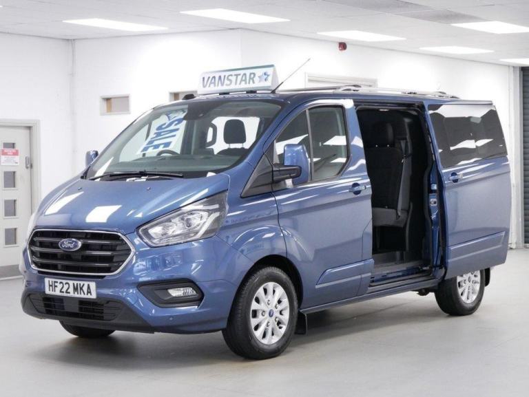 2022 FORD TRANSIT CUSTOM 300 2.0 EBL 170 BHP SWB LIMITED AUTO CREWCAB 6 SEATER