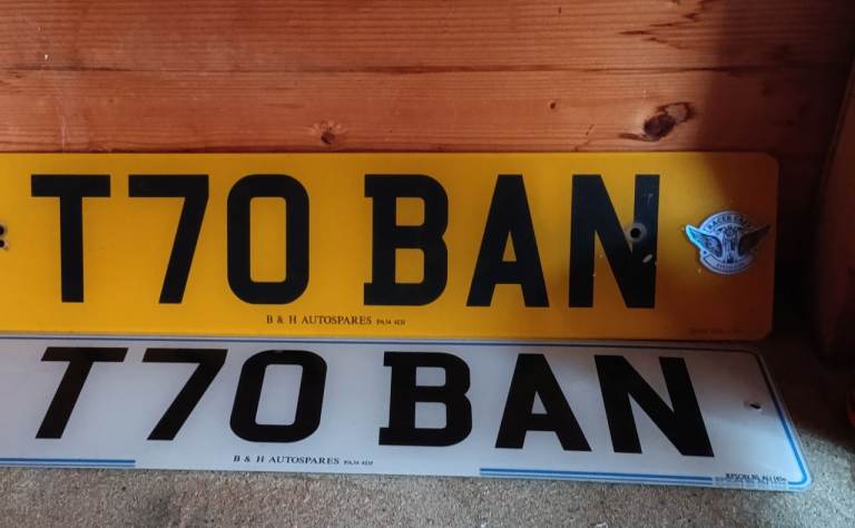 Private number plate 