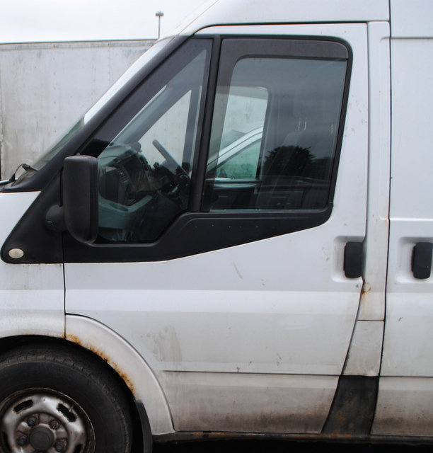2009 FORD TRANSIT MK7 FRONT PASSENGER SIDE DOOR