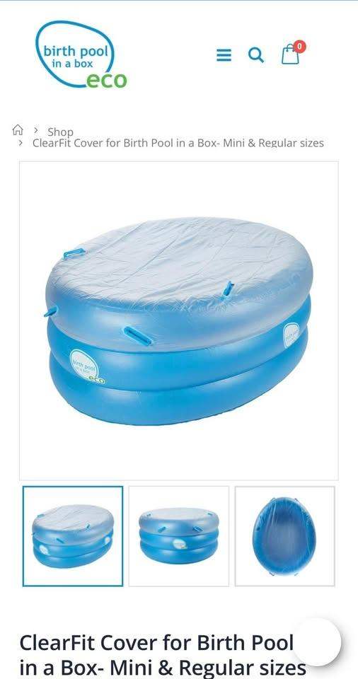 Birth Pool in a box - never used, Regular size