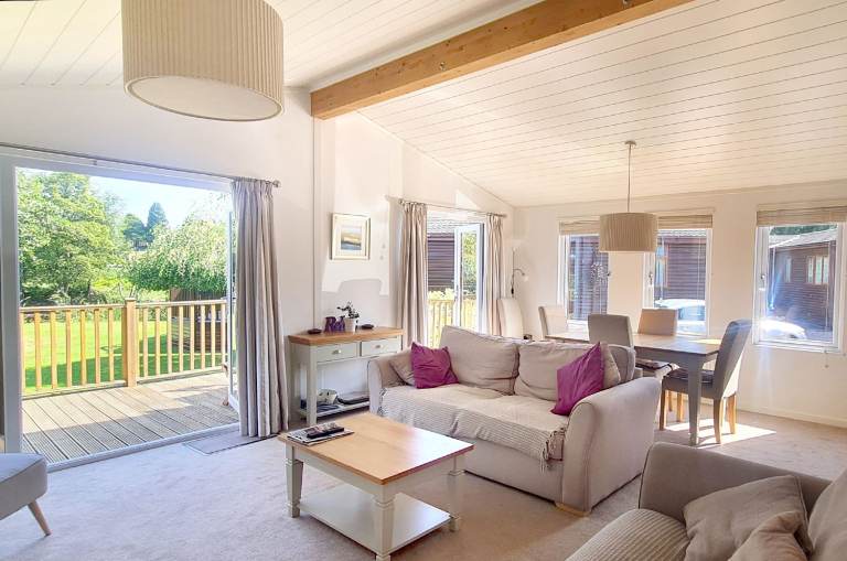 Luxury Holiday Lodge For Sale | River Earn Crieff | Lease to 2055 | Nr Gleneagles