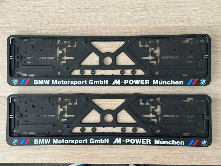 BMW Number Plate Frames Holders