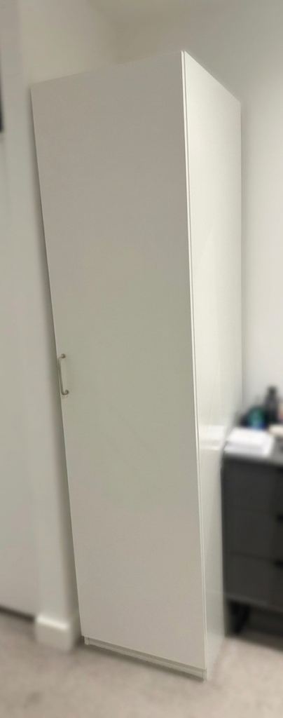 IKEA Single Wardrobe with Hanging Rails & Shelf