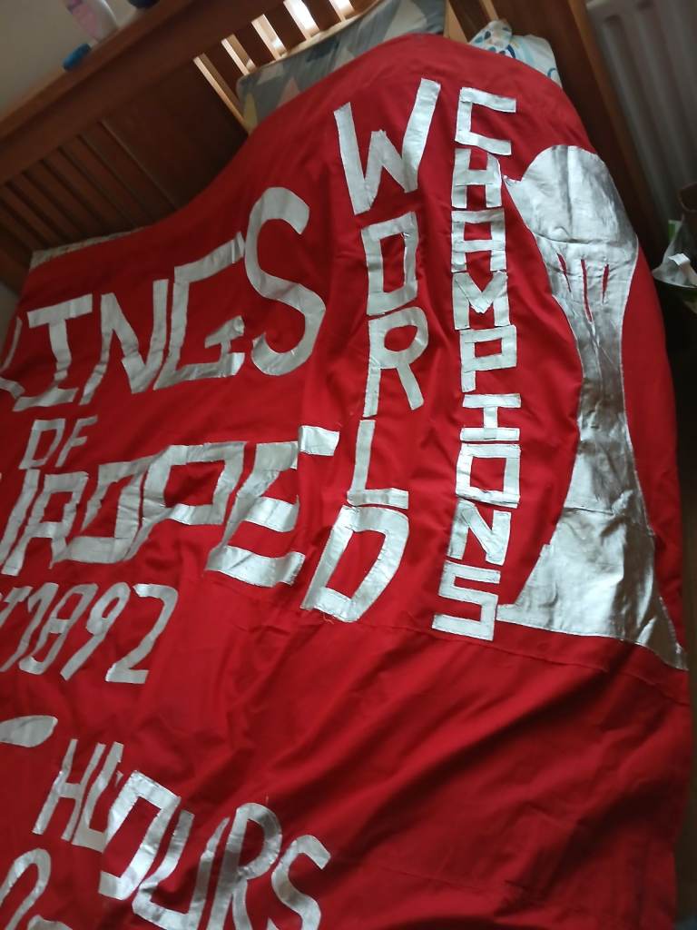 Liverpool FLAG 9ft × 5ft 6inches.Champions