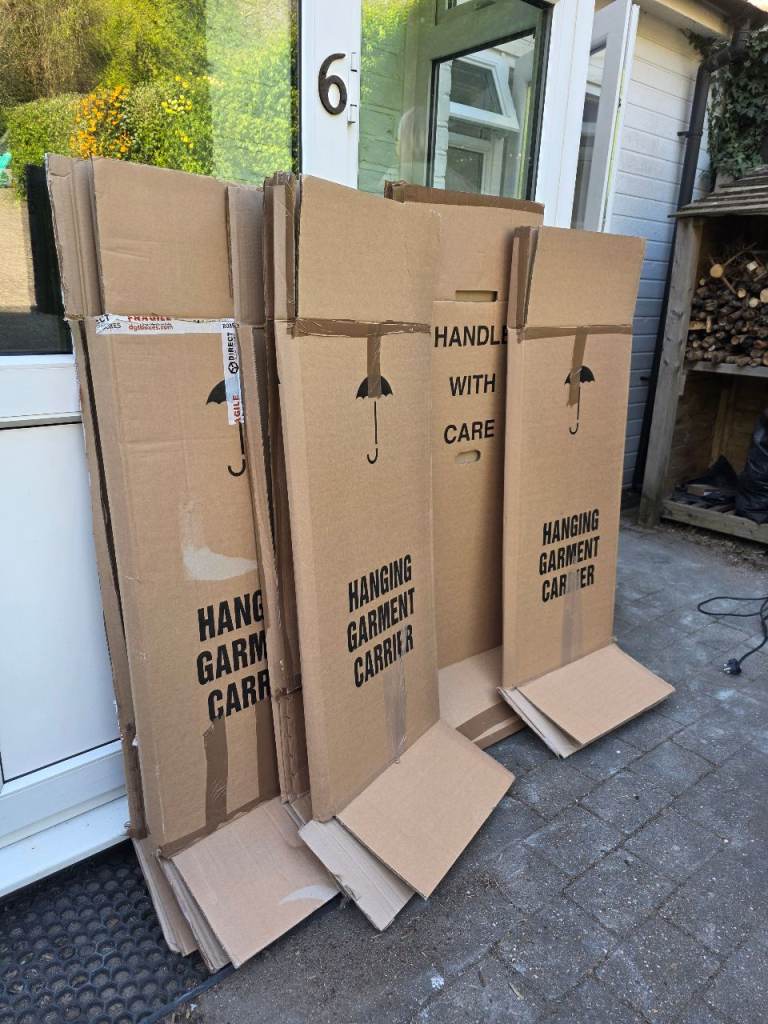 Hanging Garment Wardrobe Moving Box x4