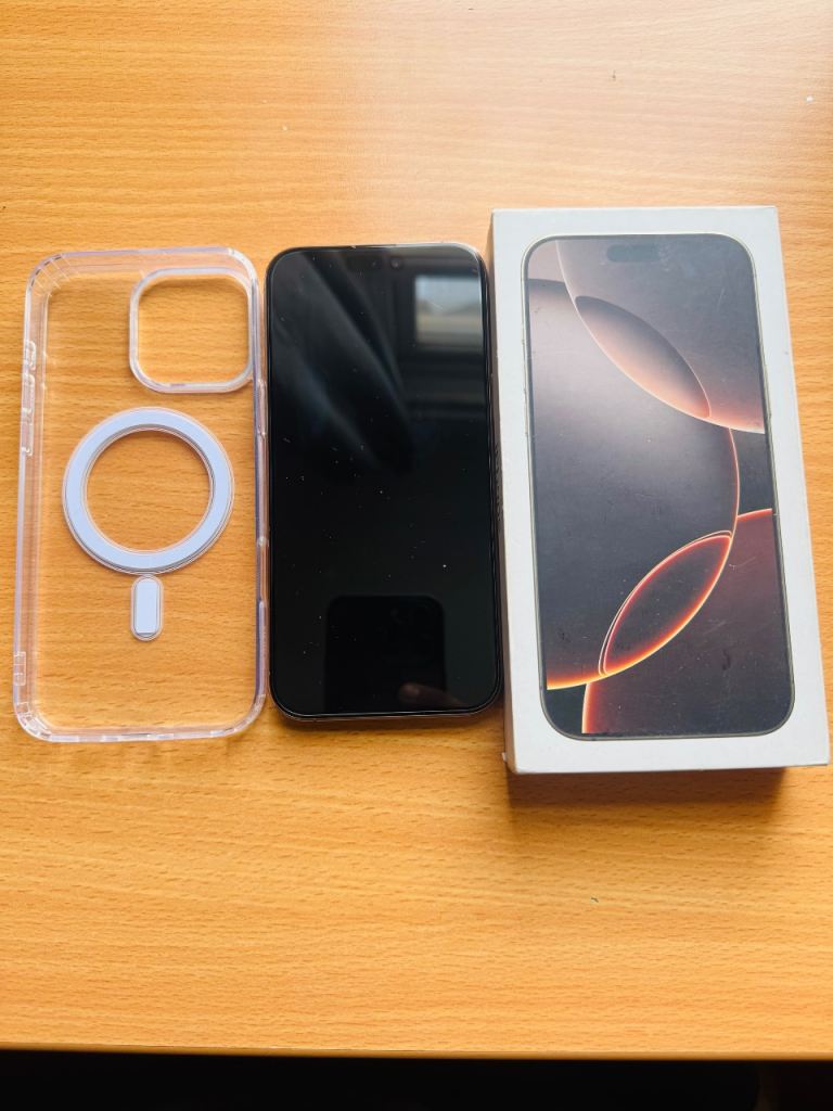 APPLE IPHONE 16 PRO MAX 256GB DESERT TITANIUM UNLOCKED TO ALL NETWORKS 