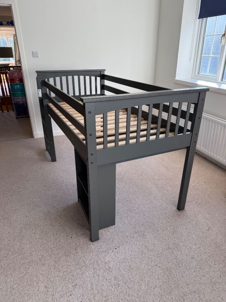 Child’s grey cabin bed