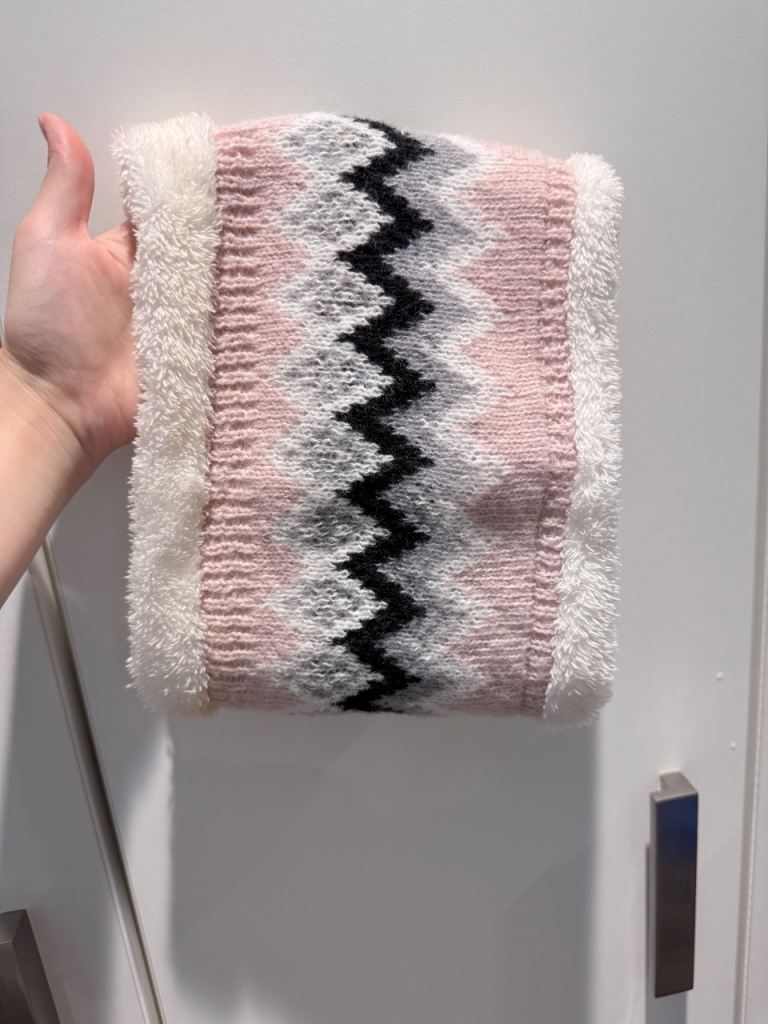 Cosy Knitted Fleece-Lined Neck Warmer Snood