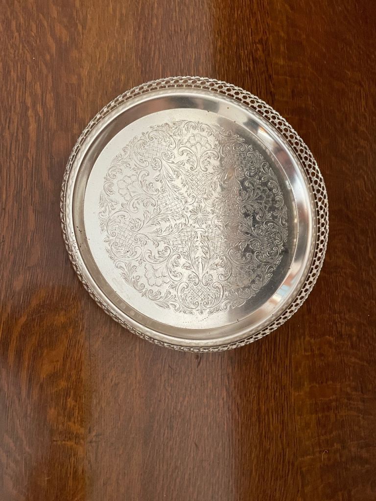 Silver plated tray