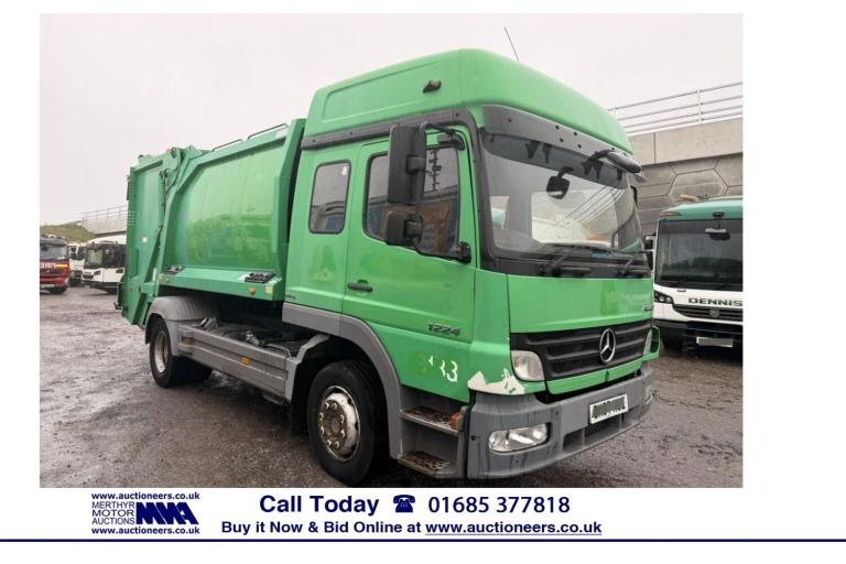 2007 Mercedes-Benz ATEGO 1224 4X2 12 TON SEMI-AUTO GEESINK NORBA BODY REFUSE --------------------...