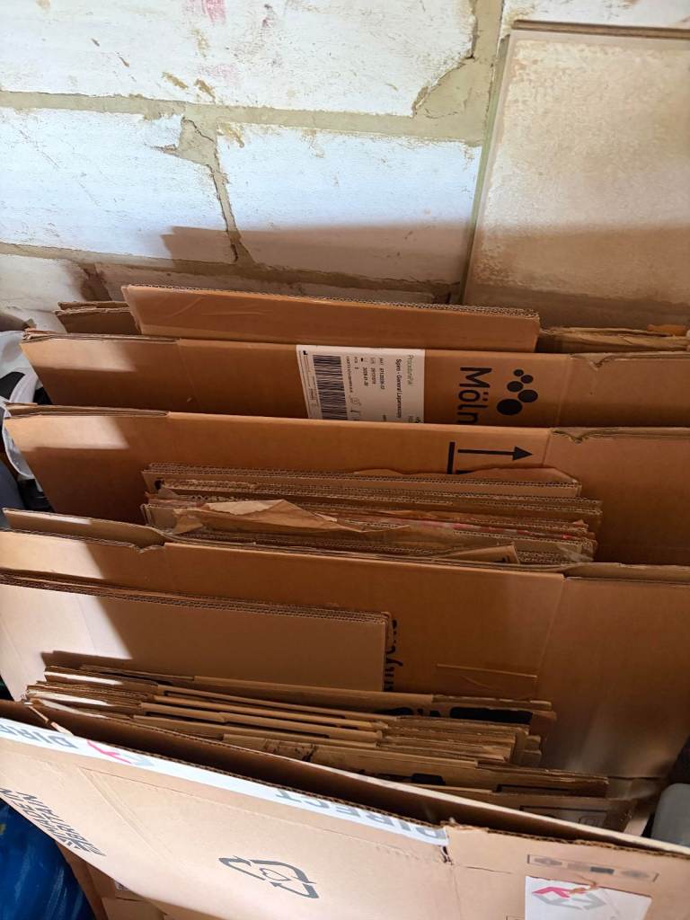 37 Moving Boxes - Large & Extra Large, Good Condition