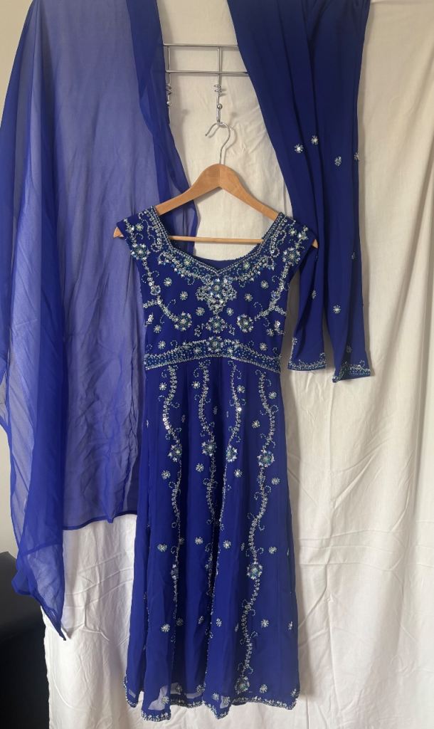 Blue Indian dress 