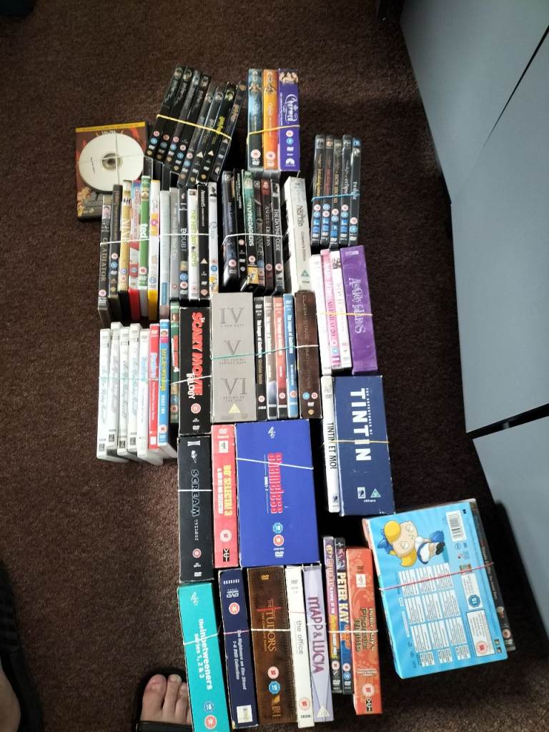 Dvds box sets and singles