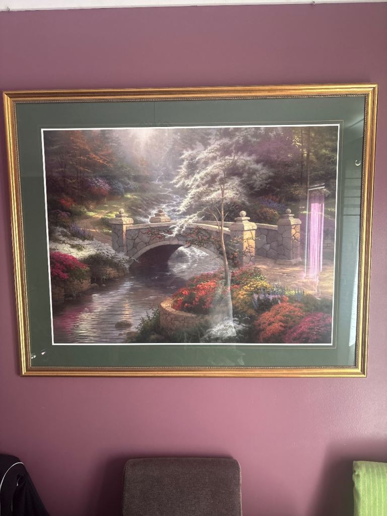 Thomas kinkade bridge of inspiration 