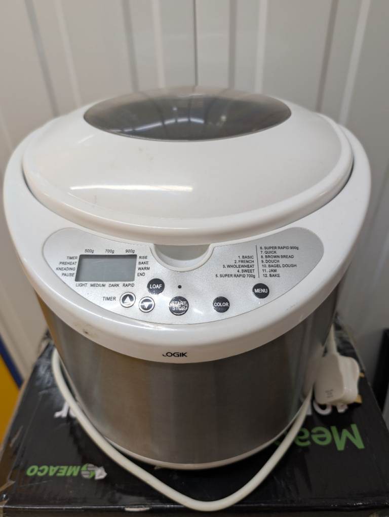 LOGIK L1BMS11 Breadmaker – Good Condition, White