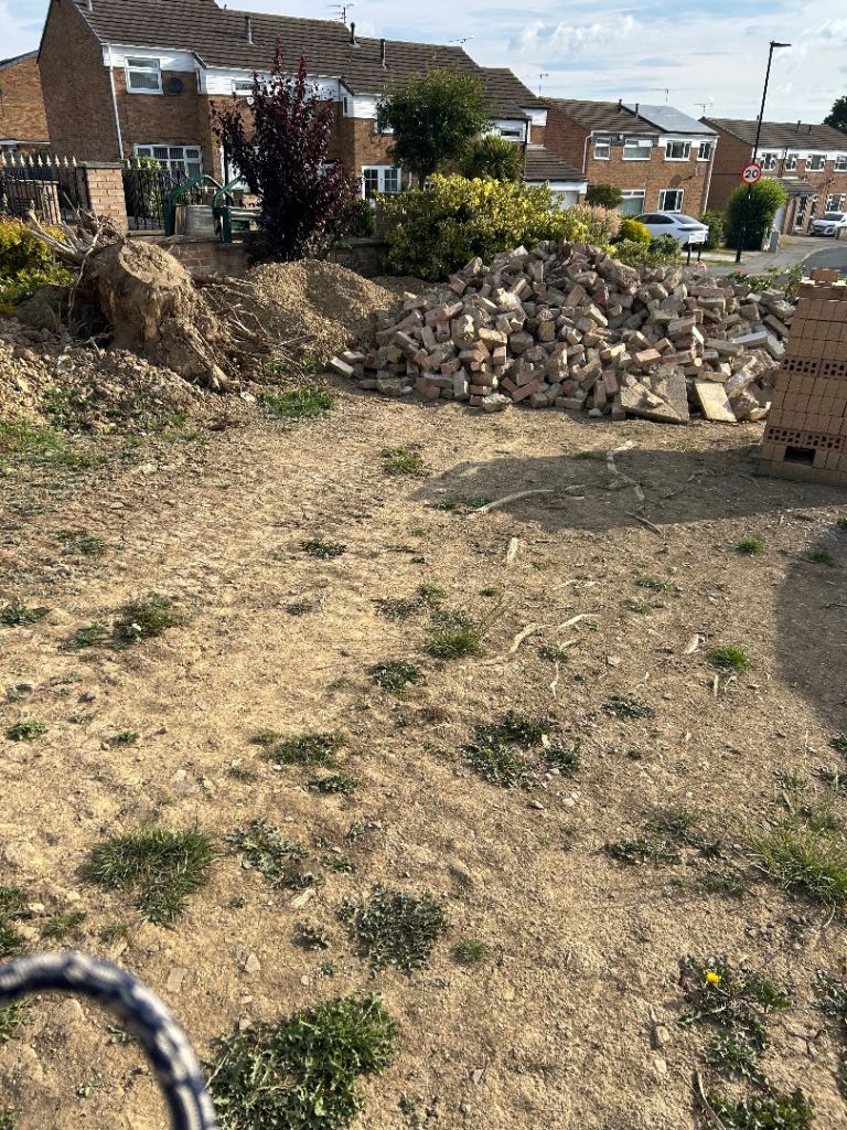 Bricks and rubble 