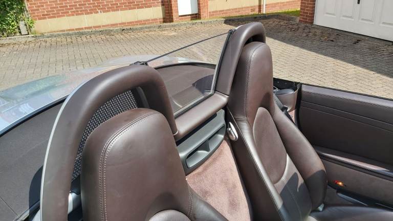 Porsche 987 Boxster 3.4S 6 speed. Arctic Silver Metallic with superb Porsche Service History