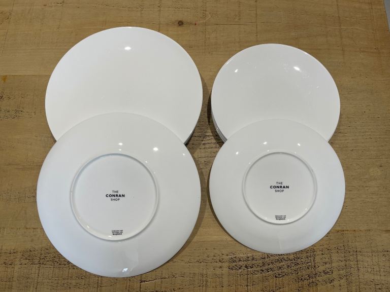 The Conran Shop - 5 dinner plates and 5 side plates