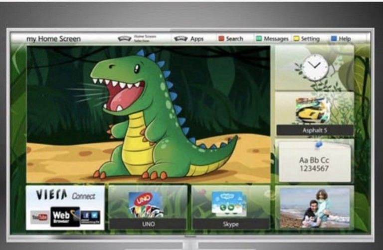 PANASONIC TX-L32E6B *** SMART *** LED TV Silver with Swivel Stand & Original Remote