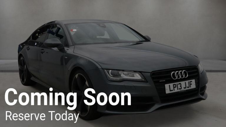 2013 Audi A7 2013 13-Reg Audi A7 3.0 TDI Quattro Black Ed 5dr Tip Auto [5 Seat],BIG SPEC HATCHBAC...