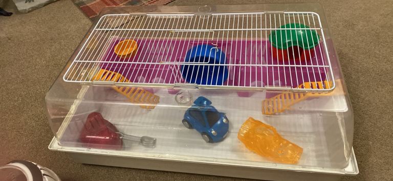 XL hamster rodent cage & accessories 