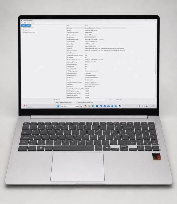 Samsung Galaxy Book 5 Edge Laptop - Silver, As Good As New
