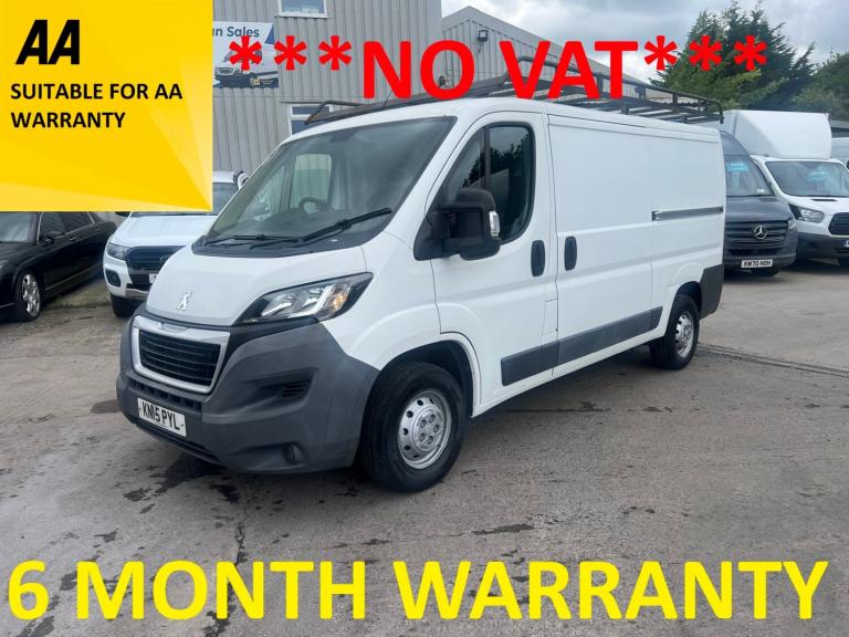 2015 Peugeot Boxer 2.2 HDi H1 Van 130ps PANEL VAN Diesel Manual