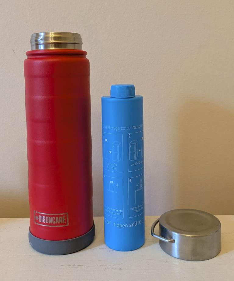 medical device thermos for travel (fits insulin, GLP-1s,...)