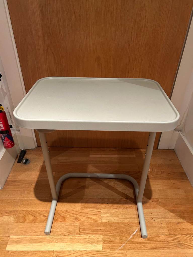 Ikea laptop stand bedside desk beige  (BJÖRKÅSEN)