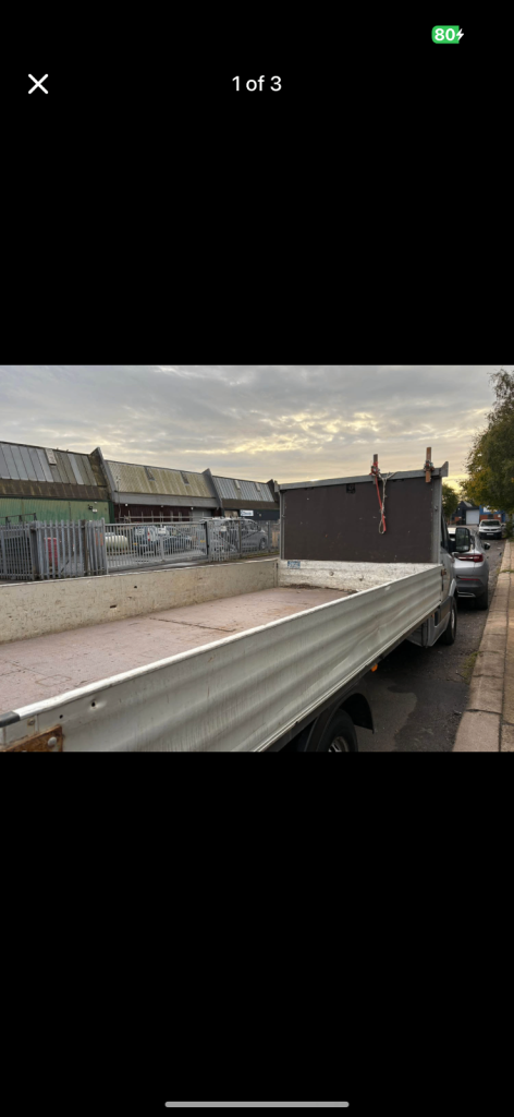 Vw crafter lwb dropside bed