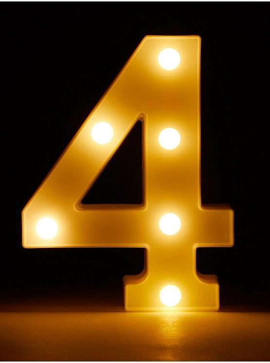 Illuminated numbers for sale
