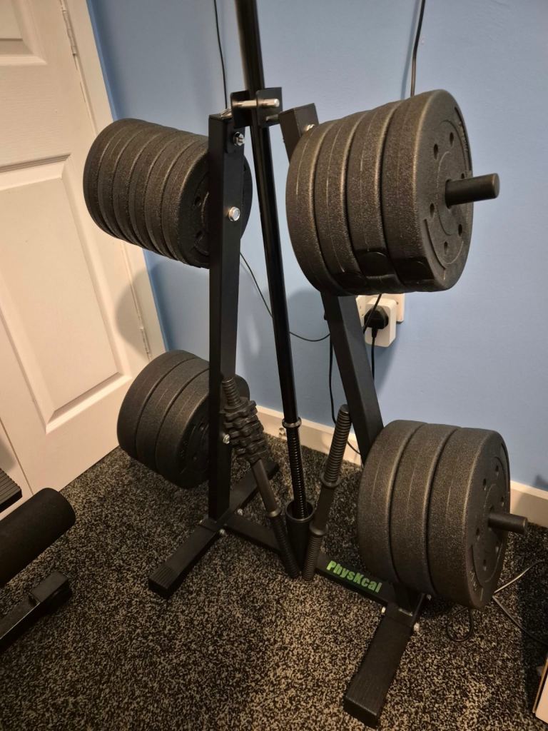 PhysiKal Weight Plates and Stand – Good Condition