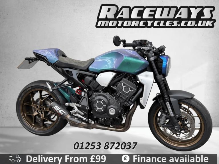 HONDA CB1000R 2020 BEIGE/BLUE 3,207 MILES USED MOTORCYCLE